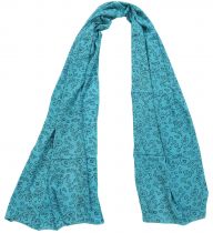 Foulard Goured bleu turquoise