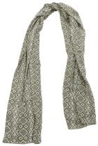 Foulard Houat vert et blanc