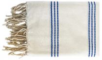 Fouta plate Calliope bleu royal