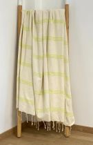 Fouta plate Calliope Lime