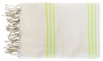 Fouta plate Calliope Lime