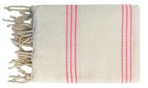 Fouta plate Calliope Pinky