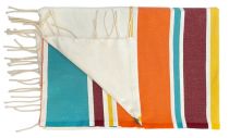 Fouta plate Helios orange