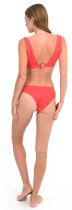 Haut de bikini plongeant Sicile rouge