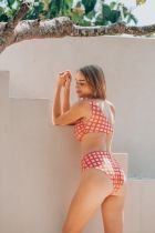 Monokini asymètrique zeppy geo rose