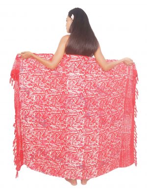 Paro batik Sicile rouge