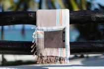 Serviette de plage Kikoy Nomad beige