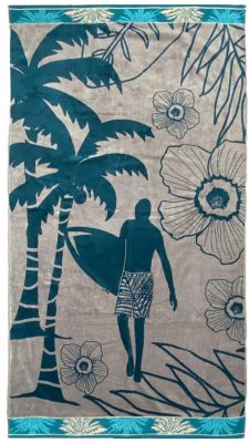 Serviette de plage tropical Dixon