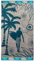 Serviette de plage tropical Dixon