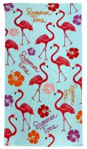 Serviette microfibre flamand rose Kamarina