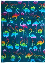 Serviette XL flamand rose Fiestas